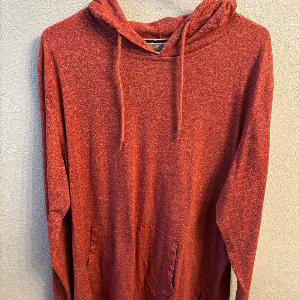 Lee Men's Brick Red Hoodie Sweater